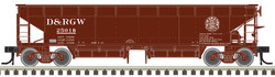 Atlas Master HO 20006804 70-Ton Hart Ballast Car Denver & Rio Grande Western D&RGW #25018