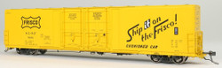 Tangent Scale Models HO 34017-04 Thrall 5,880CuFt 60′ Double Plug Door Box Car St. Louis-San Francisco 'Original Yellow 2-1969' SLSF #9031