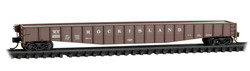 Micro Trains Line N 107 00 120 65' Mill Gondola with Drop Ends Rock Island RI #2800