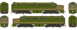 Rapido Trains Inc HO 23044 DCC Ready ALCo PA-1 + PA-1 Locomotive Set CN Demonstrator #9077 + 9078
