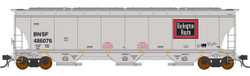 Intermountain HO 472149-03 Trinity 5161 Cubic Foot Covered Hopper BNSF Railway 'Heritage Series Burlington Route' BNSF #487836