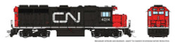 Rapido Trains Inc HO 40001 DCC Ready EMD GP40 Locomotive Canadian National 'Large Noodle Logo' CN #4014