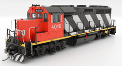 Rapido Trains Inc HO 40005 DCC Ready EMD GP40 Locomotive Canadian National 'Stripes' CN #4013