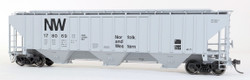 Tangent Scale Models HO 36221-08 NW Roanoke Shops 4750CuFt Covered Hopper Norfolk Western 'Delivery HC-71 1979' NW #178090