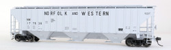 Tangent Scale Models HO 36222-09 NW Roanoke Shops 4750CuFt Covered Hopper Norfolk Western 'Claytor Repaint HC-71 1986+' NW #177639