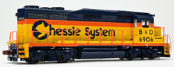 ScaleTrains Rivet Counter HO SXT40957 DCC/ESU Loksound 5 Equipped EMD GP30M Locomotive Chessie System B&O #6939