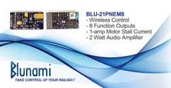SoundTraxx Blunami 885612 BLU-21PNEM8 DCC Sound & Control Decoder w/Bluetooth - Baldwin & Other Diesels