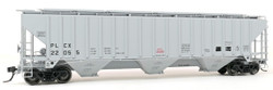 Tangent Scale Models HO 36365-04 PS4750 Covered Hopper Pullman Leasing Co Gray Lease 4-1980 PLCX #22048