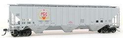 Tangent Scale Models HO 36367-02 PS4750 Covered Hopper Soo Lines ex-Producer’s Grain 1985+ SOO #22232