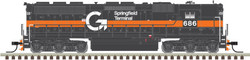Atlas Master Gold Series N 40006019 DCC/Tsunami 2 Sound Equipped EMD SD45 Locomotive Guilford ST #689