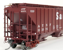 Tangent Scale Models HO 36372-01 PS4750 Covered Hopper Atchison, Topeka and Santa Fe 'GA-180 Delivery 1-1973' ATSF #313325