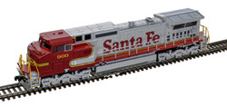 Atlas Master Gold Series N 40005861 DCC/ESU LokSound V5 Equipped DASH 8-40CW Locomotive Santa Fe 'Warbonnet' ATSF #923