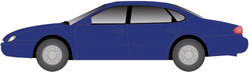 Atlas HO 1271 1996 Ford Taurus 4-Door Sedan Moonlight Blue Metallic