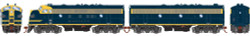 Athearn Genesis HO ATHG19574 DCC Ready EMD F7A / F7B Locomotive Set Santa Fe ATSF #257L / #257A