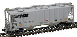 Atlas Master HO 20007695 Portec 3000 2-Bay Covered Hopper Norfolk Southern NS #233510