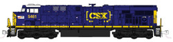 Kato N 176-8963 DCC Ready GE ES40DC GEVO Locomotive CSX #5461 'Seaboard System'