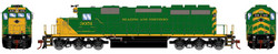 Athearn HO ATH-1244 DCC Ready EMD SD40-2 Locomotive Reading and Northern RBMN #3051