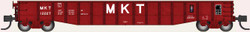 Bluford Shops N 52147 52'6" 15-Panel Mill Gondola Heavily Dented Missouri-Kansas-Texas MKT #12249