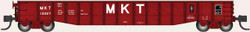Bluford Shops N 52148 52'6" 15-Panel Mill Gondola Heavily Dented Missouri-Kansas-Texas MKT #12398