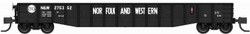 Bluford Shops N 52150 52'6" 15-Panel Mill Gondola Lightly Dented Norfolk & Western N&W #275352
