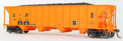 Tangent Scale Models HO 32015-08 Bethlehem Steel 3350CuFt Quad Coal Hopper CSXT Era 'Ex-L&N Orange' 1991+ L&N #193639