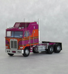 Trainworx N 41063 Kenworth K100 Tractor w/Aerodyne Sleeper Cab  Salem Burgundy and Orange