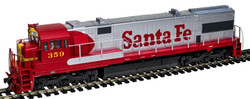 Atlas Master Gold Series HO 10004621 DCC/ESU LokSound V5 Equipped GE U28CG Locomotive Santa Fe #350 Early Passenger Scheme