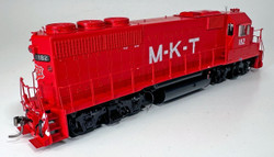 Rapido Trains Inc HO 40556 DCC/ESU LokSound V5 Equipped EMD GP40 Locomotive Missouri-Kansas-Texas 'Red Scheme' MKT #187