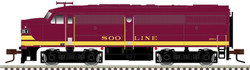 Atlas Master Gold Series N 40005106 DCC/ESU LokSound V5 Equipped Alco FA-1 w/ Large Numberboards Soo Line 'Maroon' #208A