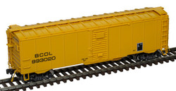Atlas Master HO 20007907 40' Minibox Boxcar British Columbia MOW BCOL #993016