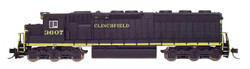 Intermountain N 69557S-08 DCC/ESU LokSound V5 Equipped EMD SD45-2 Locomotive Clinchfield no anti-climber CRR #3616
