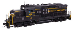 WalthersProto HO 920-49736 DCC Ready EMD GP9 Phase II Western Maryland WM #44 'Black w/ Speed Lettering'
