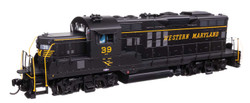 WalthersProto HO 920-42735 DCC/ESU LokSound V5 Equipped EMD GP9 Phase II Western Maryland WM #39 'Black w/ Speed Lettering'