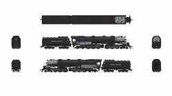Broadway Limited Imports HO 9904 Stealth Series DCC-Ready Union Pacific Early Challenger CSA-2 UP #3818 Post-1947 'As-Delivered Front Engine'