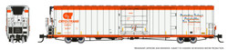 Rapido Trains Inc N 567002-1 Greenbrier 72’ IL 7780 Reefer Cryo-Trans CRYX #5824 'Hyde Park'