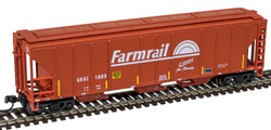Atlas Master N 50006791 PS-2 4427 3-Bay Covered Hopper Farmrail GNBC #1003