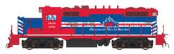 Intermountain HO 49821S-02 DCC/ESU LokSound V5 Equipped Paducah GP10 Locomotive Okanagan Valley Railway OKAN #1049