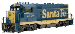 Rapido Trains Inc HO 70116 DCC Ready Santa Fe CF7 Locomotive w/Round Cab AT&SF 'Yellow Pinstripe' #2630