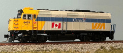 Rapido Trains Inc N 580514 DCC/ESU LokSound V5 Equipped F40PH-2D Locomotive VIA Rail 'Canada Scheme' VIA #6417