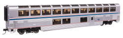 WalthersProto HO 920-12047 85' Pullman-Standard Superliner I Sightseer Lounge Lighted Amtrak 'Phase VI' Scheme AMTK #33014