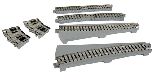 Kato N 20-286 Unitrack Turntable Extension Track - Curved