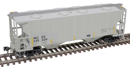 Atlas Master Plus HO 20007118 Portec 3000 2-Bay Covered Hopper
