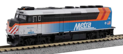 Kato N 1769108 DCC Ready EMD F40PH Commuter Version Locomotive w