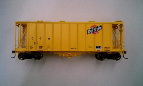 Athearn HO Scale RTR 40' 2600 Airslide Early Version, CGW #31 (Yellow) Lombard Hobbies Exclusive