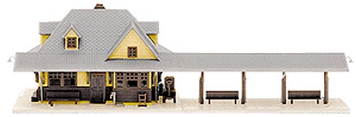 Atlas N 2841 Suburban Passenger Station Structure - Kit