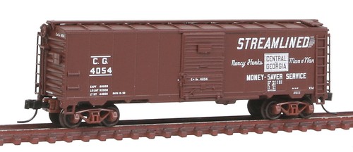 Atlas Master N 50001549 1932 ARA 40' Steel Boxcar Central of Georgia CG #4054