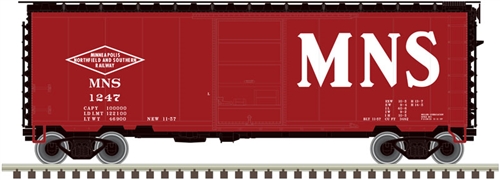 Atlas Master N 50003349 40ft PS-1 Boxcar Minneapolis, Northfield & Southern #1247