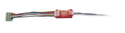 Digitrax N/HO DN166PS DCC Mobile Decoder Medium Plug with Short Harness