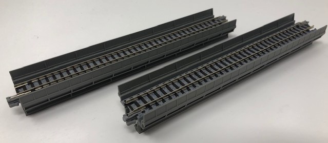 Kato N 20-410 Unitrack Single Track Straight Viaduct 186mm 7-5/16" - 2 Pieces