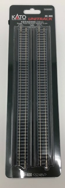 Kato N 20-440 Unitrack Single Track Viaduct Section 62mm 2-7/16 - 2 Pieces